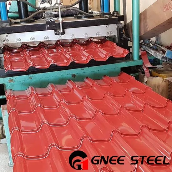 पीपीजीआई नालीदार छत शीट