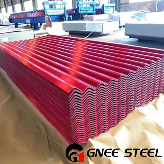 रंग लेपित नालीदार छत शीट